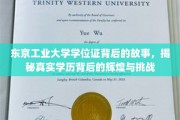 揭秘东京工业大学，学位证背后的辉煌历程与成长挑战