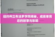 解码布法罗学院，成绩单背后的秘密与深远影响