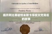揭秘阿比蒂彼特米斯卡学校，探寻文凭背后的真实传奇