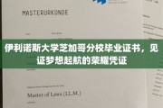 梦想启航，伊利诺斯大学芝加哥分校毕业证书，成就非凡荣耀之路