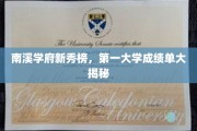 南溪学府精英荟萃，独家首曝第一学府成绩秘籍