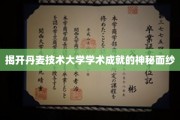 探秘丹麦技术大学的卓越成就之路