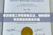 惠灵顿理工学院荣耀加冕，深度解析国际学历的内在价值