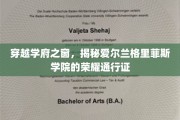 解锁爱尔兰格里菲斯学院的璀璨秘境，学府之门背后的荣耀轨迹