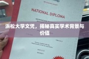 探寻浜松大学文凭背后的学术魅力与实际价值