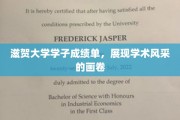 滋贺学子画卷，成绩单背后的学术璀璨