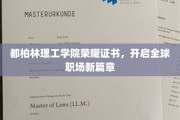 都柏林理工学院荣耀证书引领全球职场未来潮流