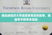 探寻维也纳经济大学学子成就轨迹，揭秘成绩单背后的学术传奇