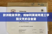 探索利莫瑞克理工学院，欧洲顶尖学府的文凭价值揭秘之旅