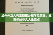 加州弗雷斯诺分校学位成就非凡启航，开启璀璨人生新篇章