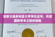 解锁全球学术殿堂，维多利亚大学学位证书，你的国际之旅启航凭证