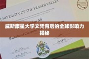 威斯康星大学文凭，揭秘其背后的国际影响力传奇