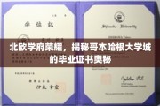 哥本哈根大学城荣耀解码，北欧名校毕业证书背后的故事