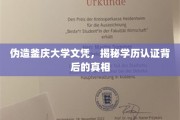 学历认证疑云，伪造釜庆大学文凭，揭秘背后学历认证乱象