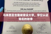 揭秘马来西亚吉隆坡建设大学，学位认证背后的不凡历程
