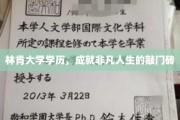 林肯大学学历，开启非凡人生大门的钥匙