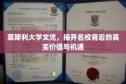 名校光环下的真实价值，莱斯利大学文凭背后的机遇探索