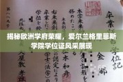 探寻爱尔兰格里菲斯学院荣耀，学位证书背后的学府风采