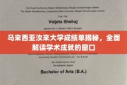 马来西亚汝来大学成绩单探秘，解码学术成就的钥匙