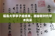 福岛学子风采展，新时代学术成就盘点