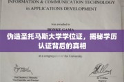 伪造圣托马斯大学学位证，揭秘学历认证背后的真相
