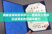 探索爱荷华大学学位证的全球影响力与独特魅力