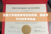揭开近畿大学成绩单的面纱，探寻学子们的学术成长之路
