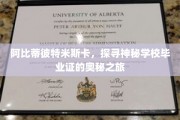穿越神秘学府，阿比蒂彼特米斯卡毕业证之谜探寻记