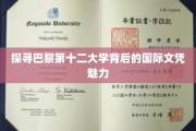 解码巴黎第十二大学，国际文凭的非凡吸引力