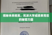 解码筑波精英，揭秘成绩单背后的神秘推手