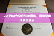 解码艾芝西尔大学，解锁学术卓越的秘密钥匙