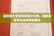 揭开田纳西大学诺克斯维尔分校学位证书的神秘面纱，一场探索之旅