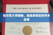 揭开伯尔尼大学成绩单背后的学术奥秘