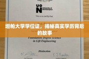 探寻坦帕大学学位证，揭开学历认证背后的传奇篇章