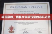 学位传奇，一纸文凭背后的大学成长秘境