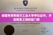 德国克劳斯塔尔工业大学文凭，成就未来精英梦的启航钥匙
