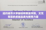 纽约城市大学赫伯特莱曼学院，铸就卓越，文凭背后的深厚教育底蕴