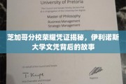 揭秘伊利诺斯大学文凭背后，芝加哥分校的荣耀之路