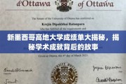揭秘新墨西哥高地大学，那些不为人知的学术辉煌与背后故事