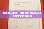 荷兰因霍温理工，欧洲教育瑰宝，揭秘文凭背后的国际认可度