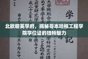 哥本哈根工程学院，探寻北欧学府学位证的独特风采