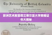 探寻荷兰蒂尔堡大学荣誉证书背后的艺术奥秘