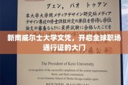 新南威尔士大学文凭，助你跨越国界，开启国际职场新篇章
