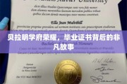 贝拉明学府传奇，揭秘毕业证书背后的璀璨人生篇章