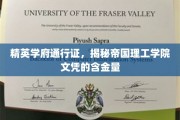 解码帝国理工学院，名校文凭背后的精英价值