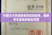 马歇尔大学成绩单揭秘，探索学术成就的奥秘之地
