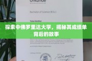 佛罗里达大学成绩单背后的传奇，一场未公开的揭秘之旅