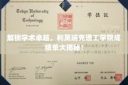 开启智慧之门，利莫瑞克理工学院成就亮点大观