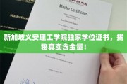 新加坡义安理工学院学位证书价值揭秘，独家解读其含金量与认可度