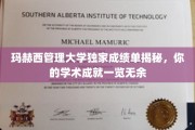 解锁学术荣耀，玛赫西管理大学成绩单大公开！
